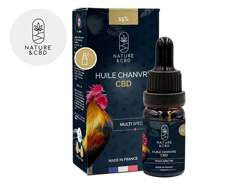 Huile CBD (15% Bio) Nature et CBD 10ml