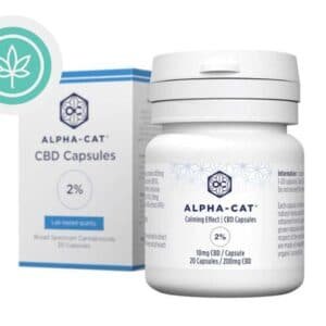 Capsules CBD (200mg) 10% Alpha-Cat