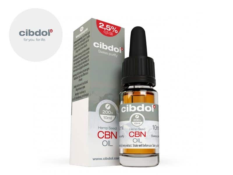 Huile CBN (2.5% Bio) Cibdol 10ml