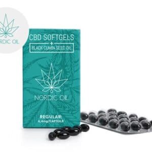 Capsules CBD (384mg) 6% Nordic Oil