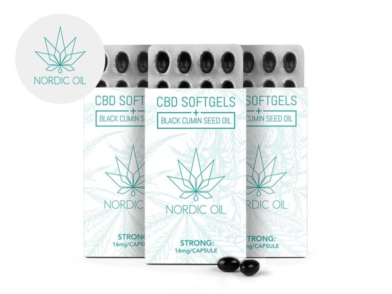 Capsules CBD (2880mg) 16% Nordic Oil