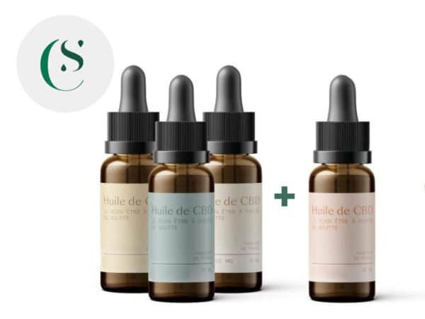 Pack Huile CBD (25% Bio) Hemēka 40ml
