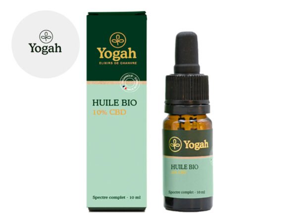 Huile CBD (10% Bio) Yogah 10ml