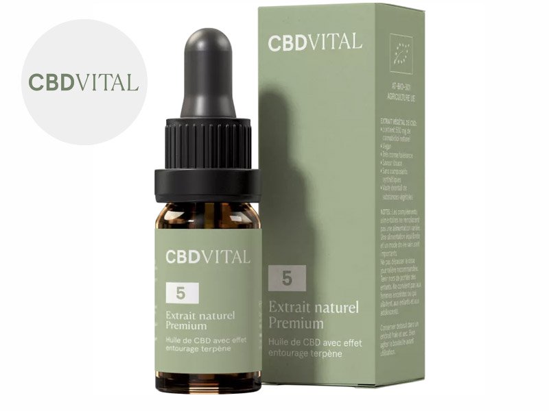 Huile CBD (5% Bio) CBD VITAL 10ml