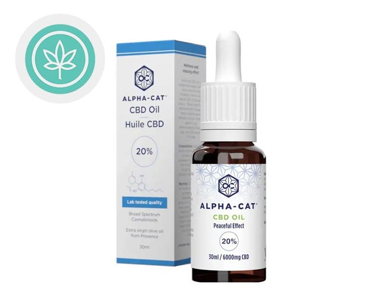 Huile CBD (20% Bio) Alpha-cat 10ml