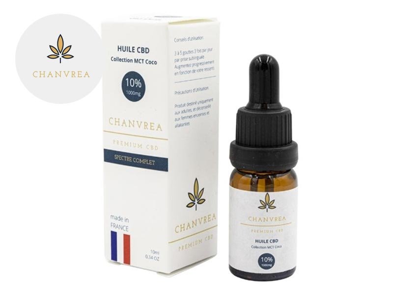 Huile CBD (10% Bio) Chanvrea 10ml