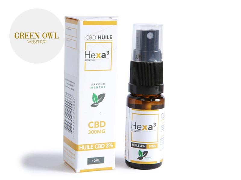 Huile CBD (3% Bio) Menthe Hexacube 10ml