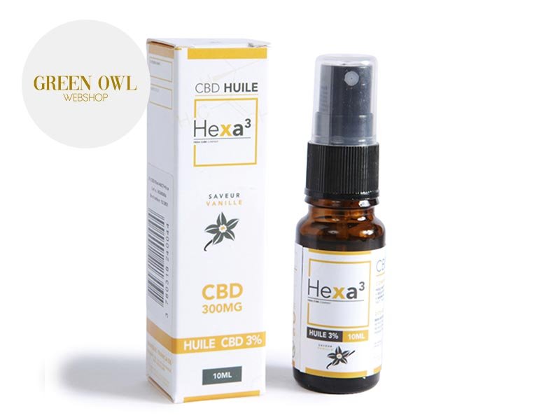 Huile CBD (3% Bio) Vanille Hexacube 10ml