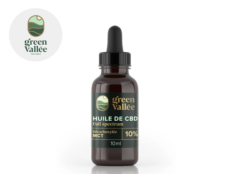 Huile CBD (10% Bio) Green Vallée 10ml