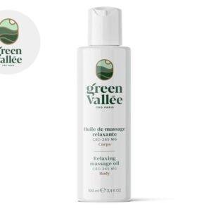 Huile de massage CBD Green Vallée 100ml