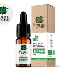 Huile CBD (10% Bio) La Ferme du CBD 10ml