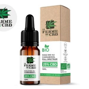 Huile CBD (25% Bio) La Ferme du CBD 10ml