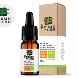 Huile CBG (2.5% Bio) La Ferme du CBD 10ml