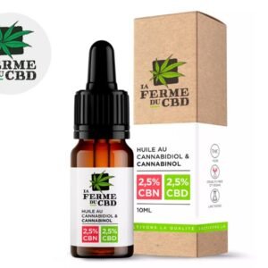 Huile CBN (2.5% Bio) La Ferme du CBD 10ml