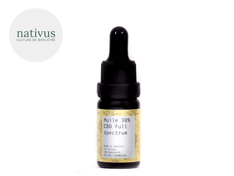 Huile CBD (30% Bio) Nativus 10ml