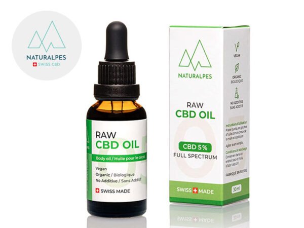 Huile CBD (5% Bio) Raw Naturalpes 10ml