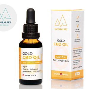 Huile CBD (5% Bio) Gold Naturalpes 10ml