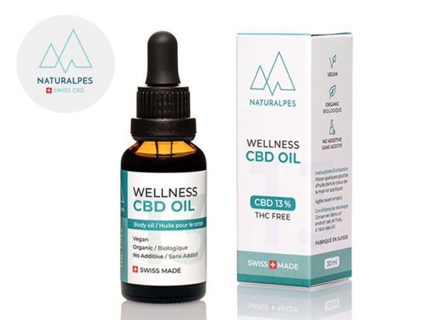 Huile CBD (13% Bio) Wellness Naturalpes 10ml