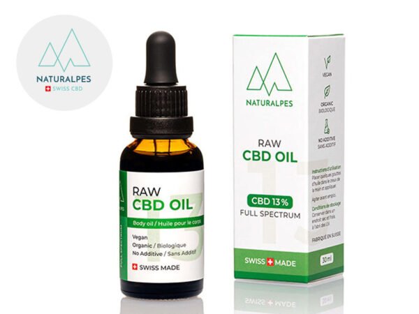 Huile CBD (13% Bio) Raw Naturalpes 10ml