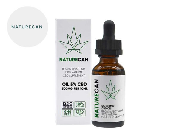 Huile CBD (5% Bio) Naturecan 10ml