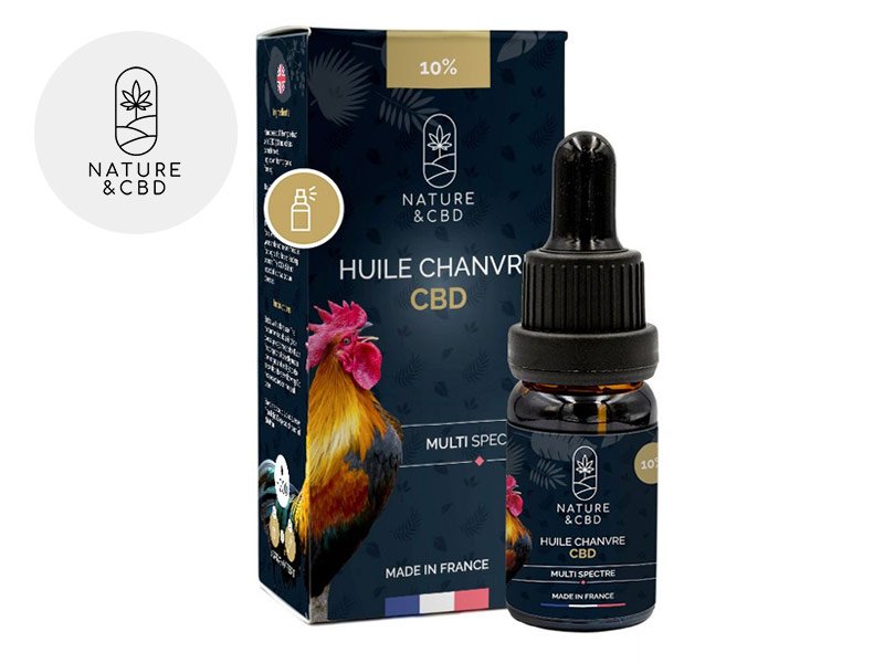 Huile CBD (10% Bio) Nature et CBD 10ml