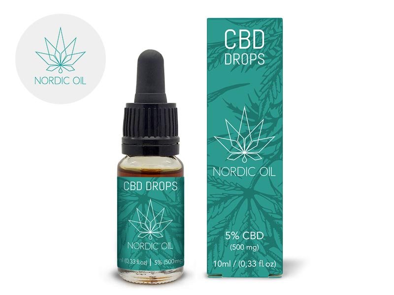 Huile CBD (5% Bio) Nordic Oil 10ml