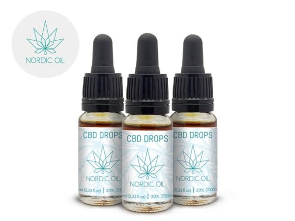 Pack Huile CBD (20% Bio) Nordic Oil 30ml