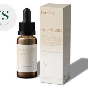 Huile CBD (5% Bio) Hemēka 10ml