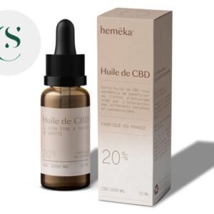 Huile CBD (20% Bio) Hemēka 10ml