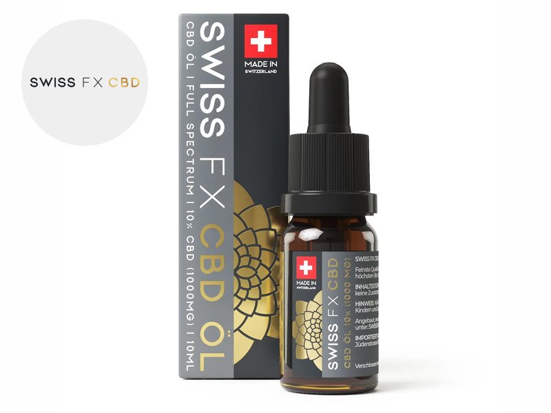 Huile CBD (10% Bio) SWISS FX 10ml