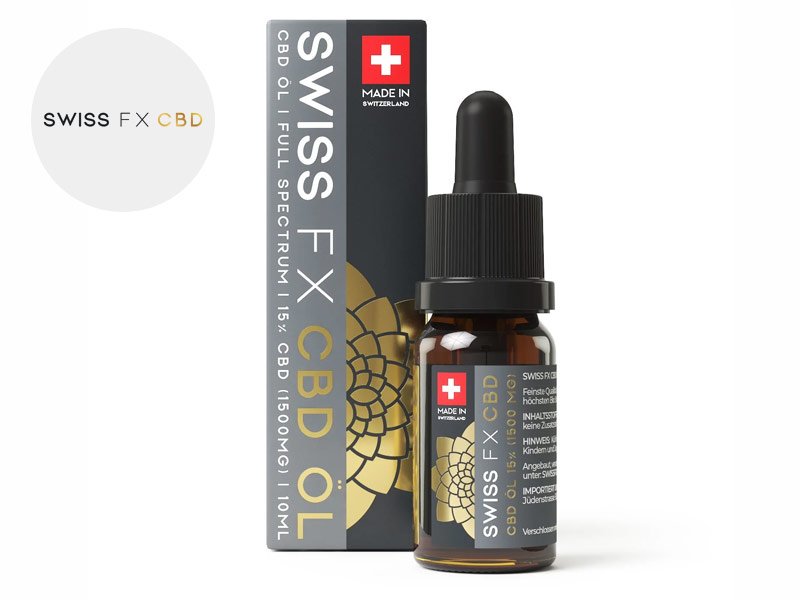 Huile CBD (15% Bio) SWISS FX 10ml