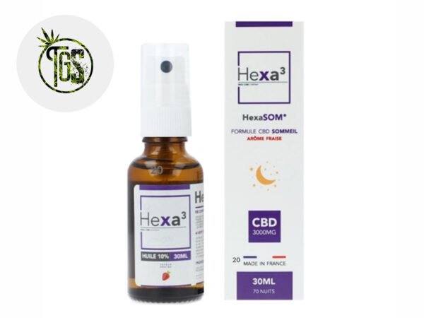 Huile CBD (10% Bio) Hexa3 30ml