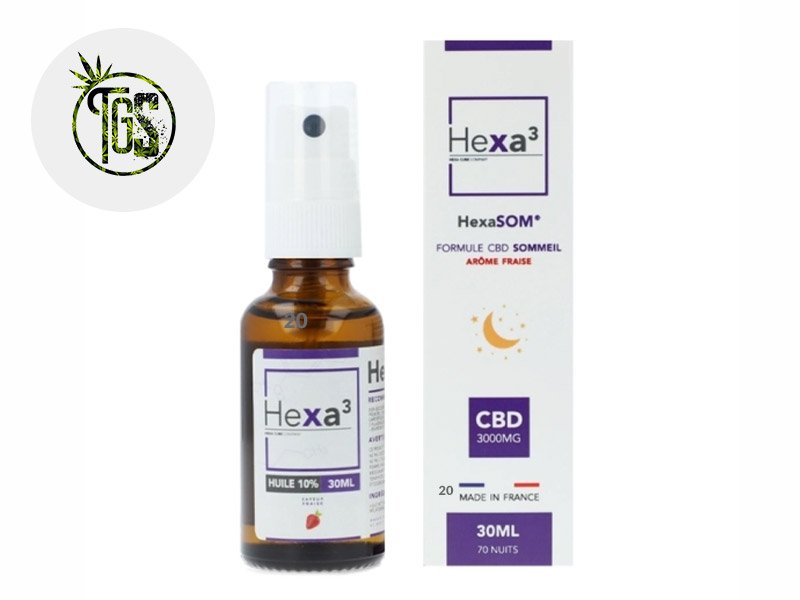Huile CBD (10% Bio) Hexa3 30ml