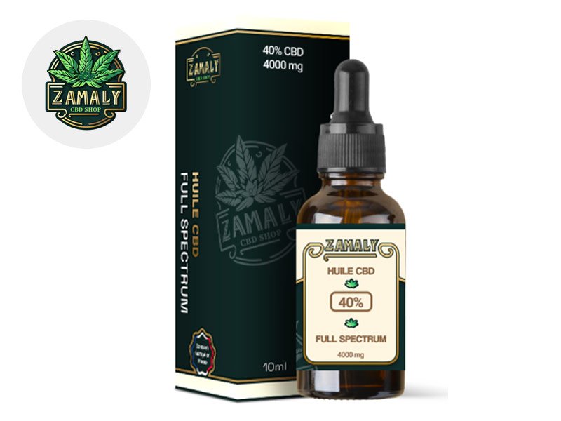Huile CBD (40% Bio) Zamaly 10ml