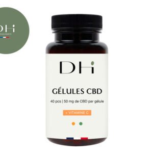 Gélules CBD (50mg) Vitamine C 50% Deli Hemp