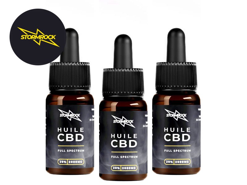 Pack Huile CBD (20% Bio) Stormrock 30ml