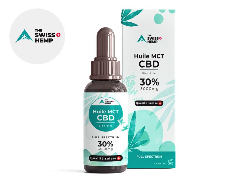 Huile CBD (30% Bio) The Swiss Hemp 10ml