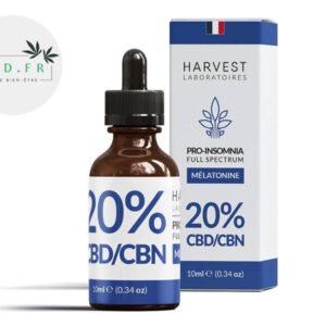 Huile CBD CBN (20% Bio) Mélatonine Harvest Laboratoires 10ml