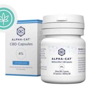Capsules CBD (400mg) 20% Alpha-Cat