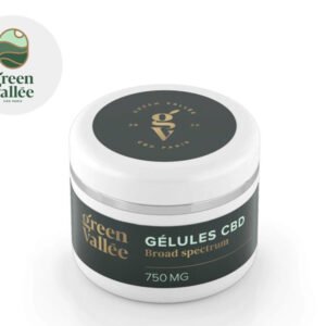 Gélules CBD (750mg) 25% Green Vallée
