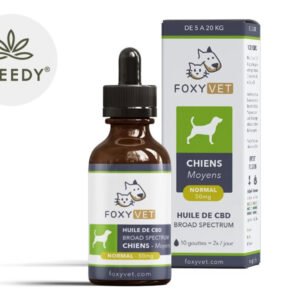 Huile de CBD 5% pour Chien - Foxyvet 30ml
