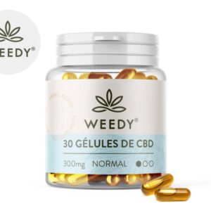 Gélules CBD (300mg) 10% Weedy