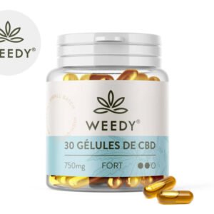 Gélules CBD (750mg) 25% Weedy