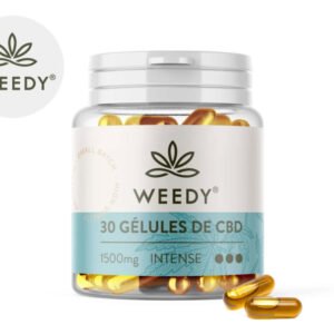 Gélules CBD (1500mg) 50% Weedy
