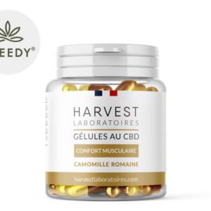 Gélules CBD (1500mg) Confort Musculaire 50% Weedy