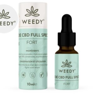 Huile CBD (20% Bio) Weedy 10ml