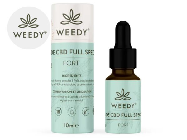Huile CBD (20% Bio) Weedy 10ml