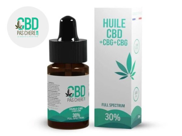 Huile CBD CBG CBN (30% Bio) CBD Pas Chère 10ml