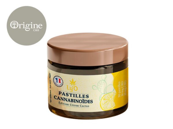 Pastilles CBD CBG (1200mg) Citron Cactus 40% Ly'O