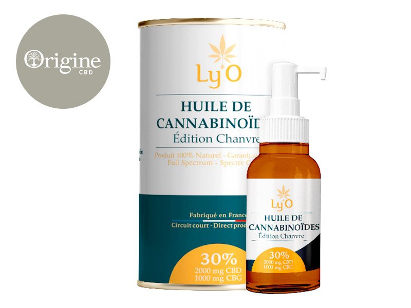 Huile CBD CBG (30% Bio) Ly'O 10ml